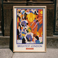Brightest London Poster by Moryarty - Oil Painting canvas print