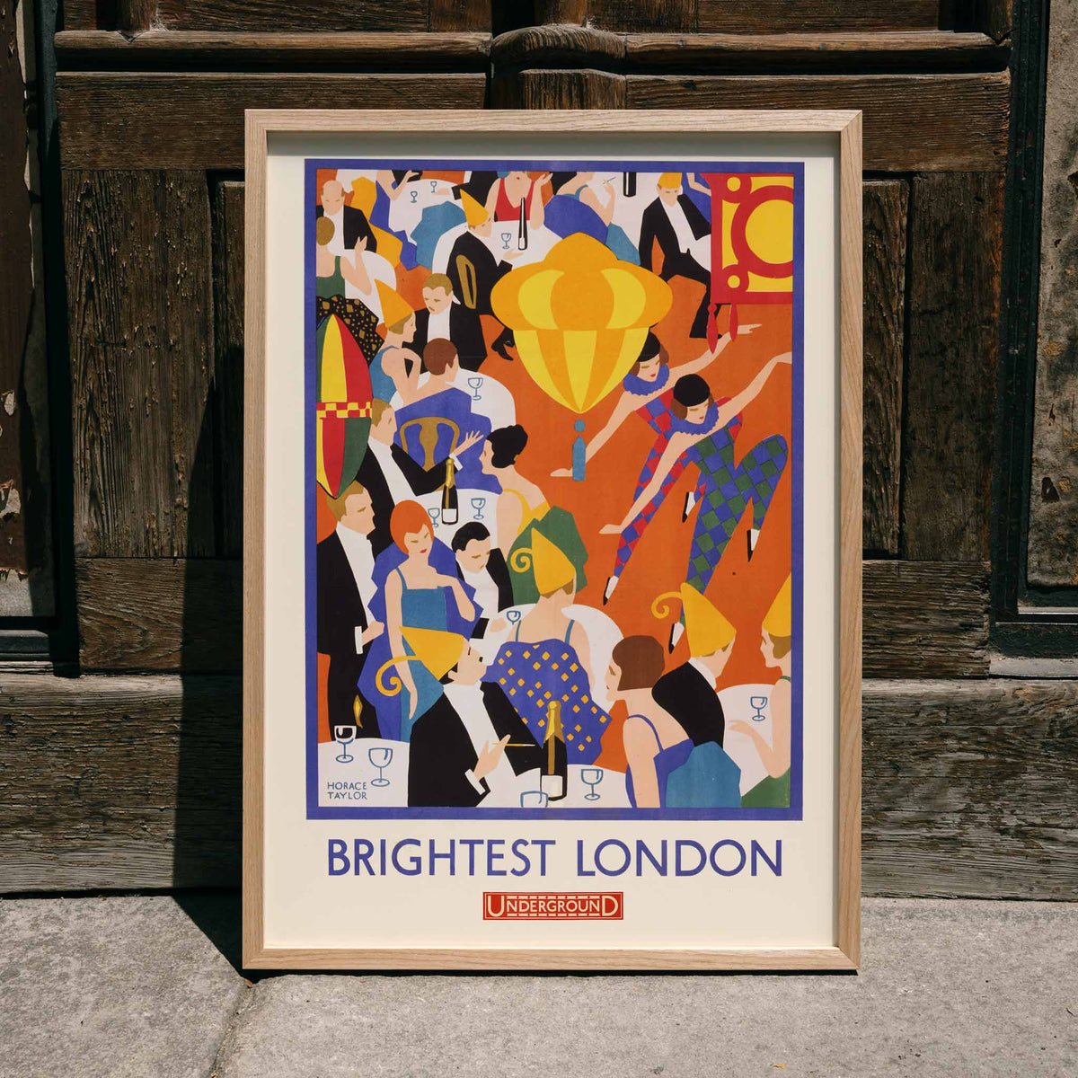 Brightest London Poster by Moryarty - Oil Painting canvas print