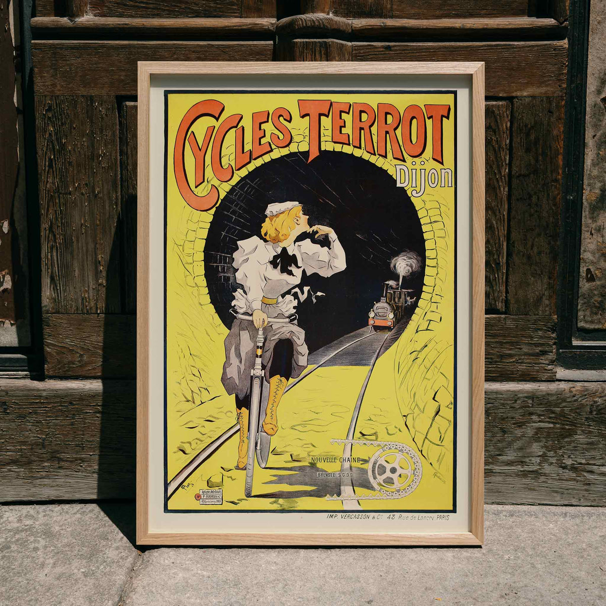 Cycles Terrot Dijon Canvas Print