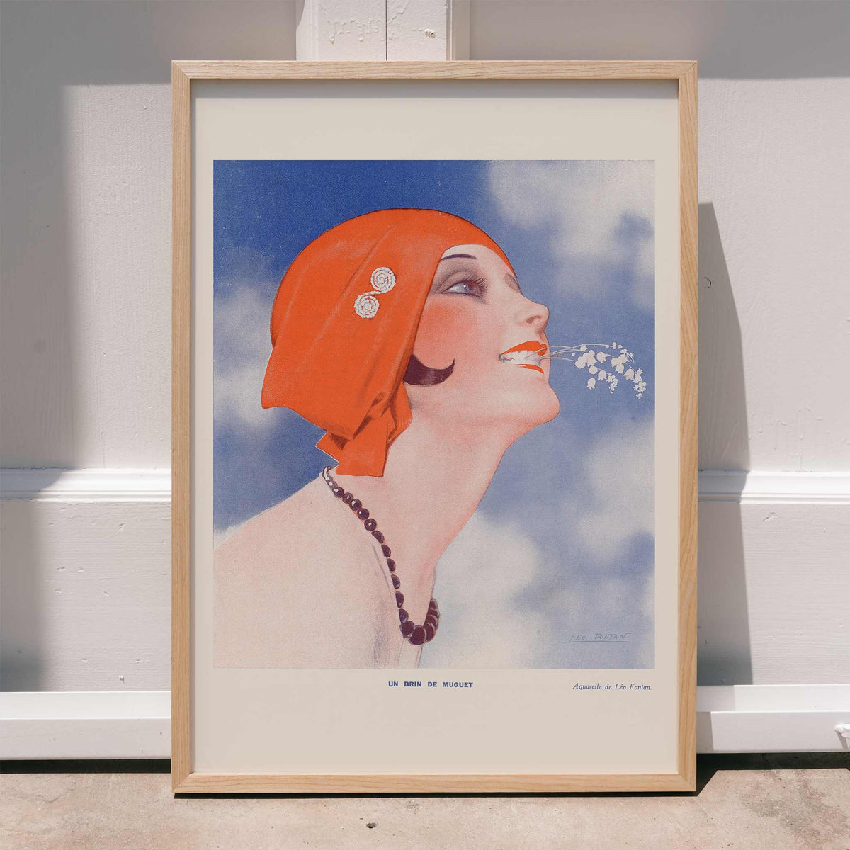 Un Brin de Muguet Poster by Moryarty - Oil Painting canvas print