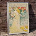 Bicyclette Clément Canvas Print