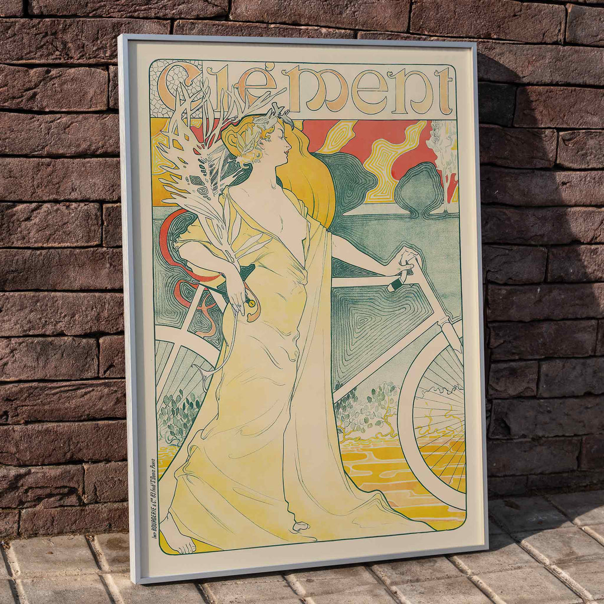 Bicyclette Clément Canvas Print