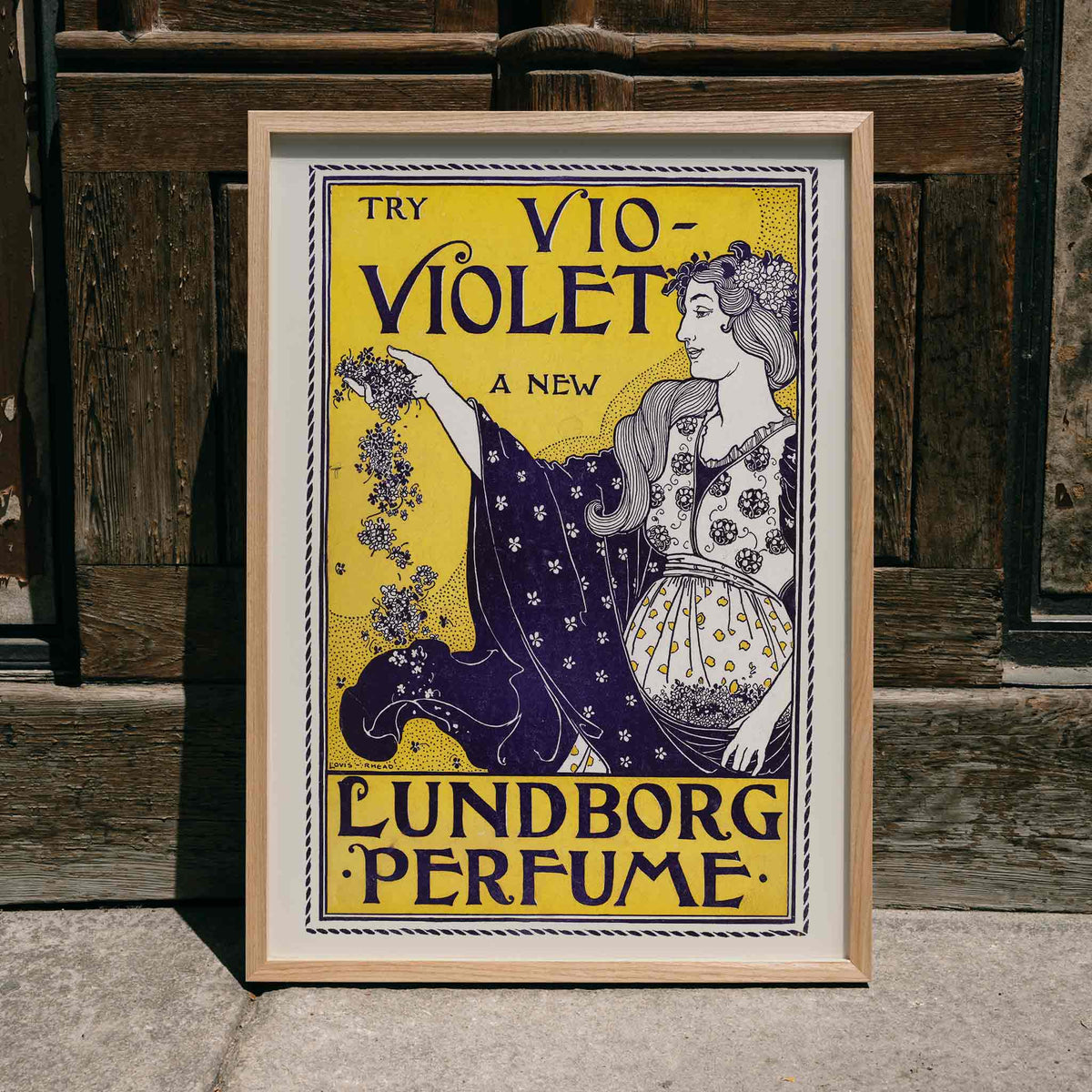 Une femme tenant des fleurs Poster by Moryarty - Oil Painting canvas print