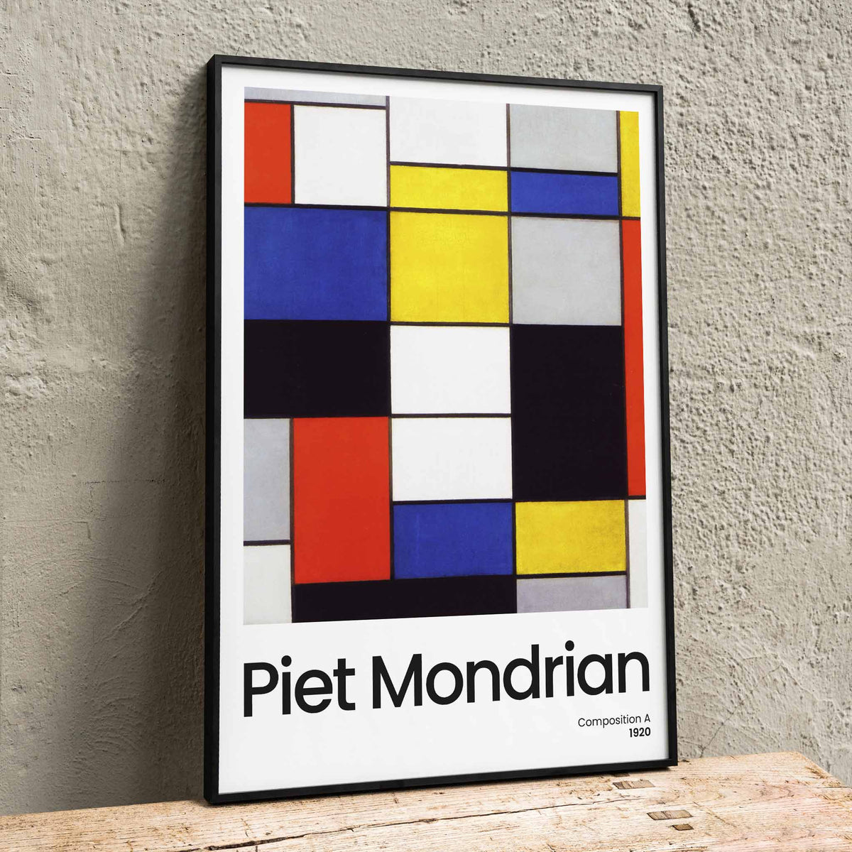 Composition A Poster by Moryarty - Oil Painting canvas print