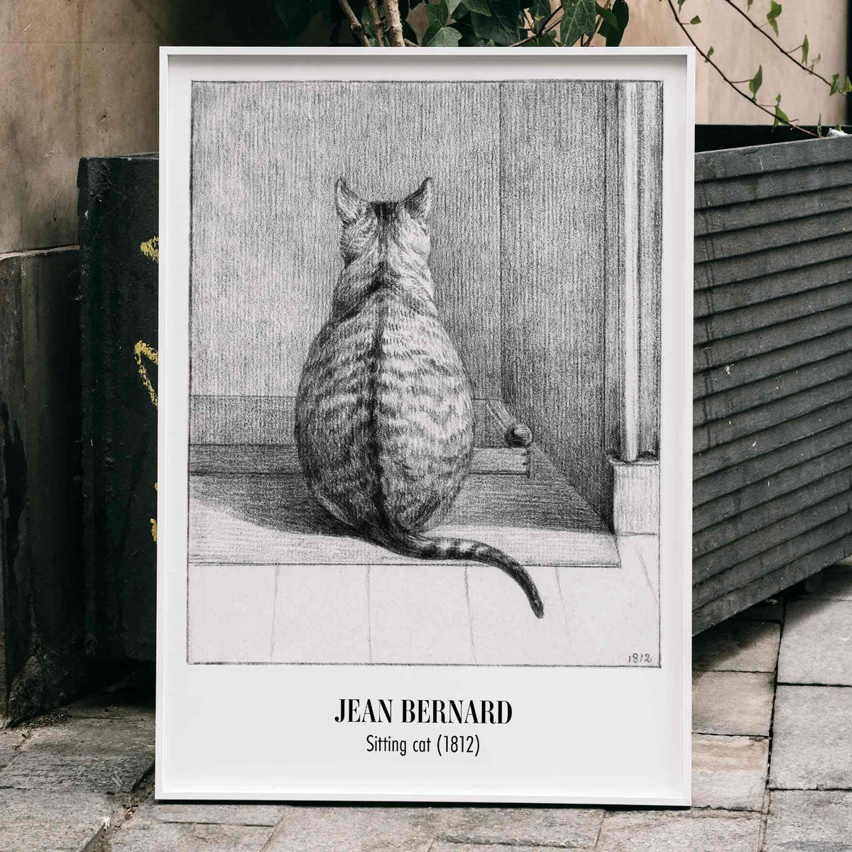 Chat assis de dos Canvas Print