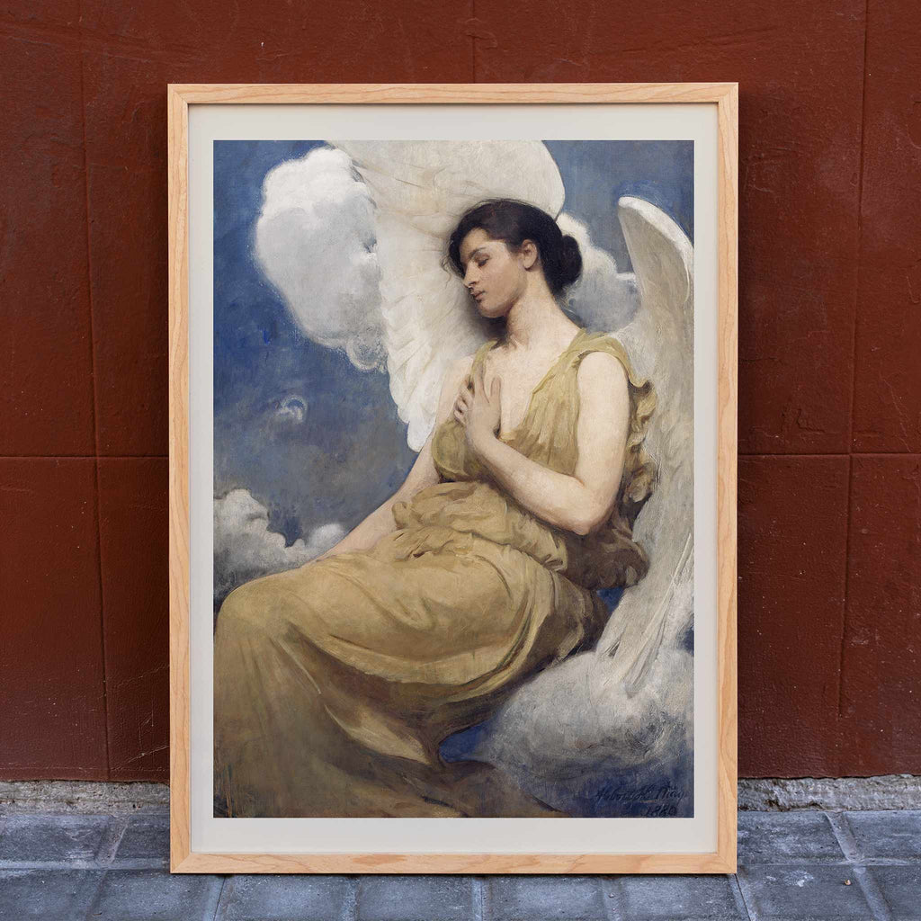 Figure ailée Canvas Print