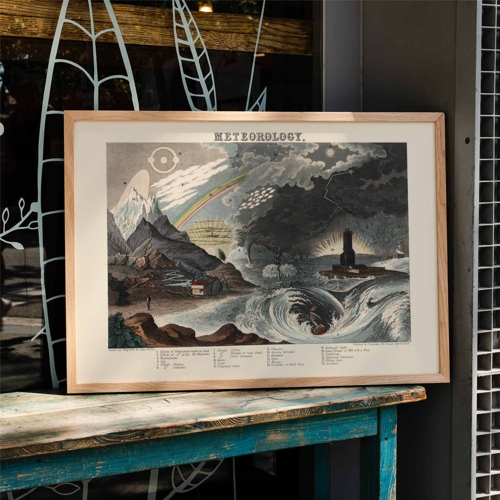 Diagramme météorologique Canvas Print
