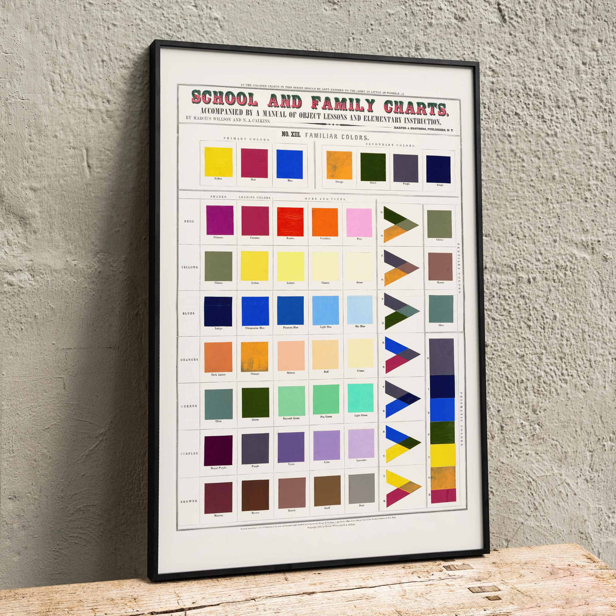 Couleurs familires Poster by Moryarty - Oil Painting canvas print