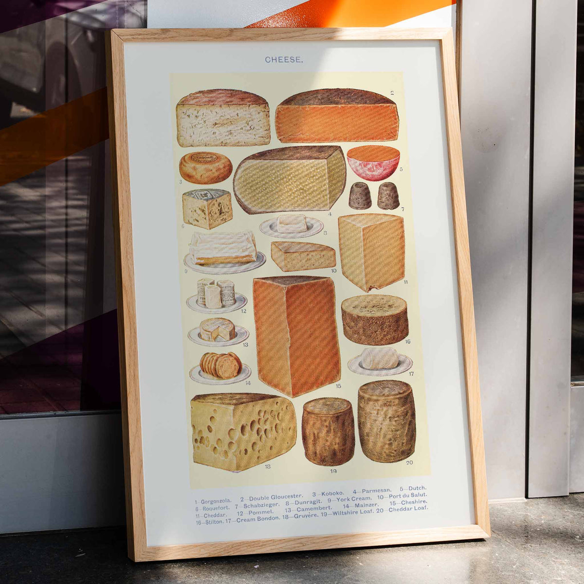 Fromages Poster by Moryarty - Oil Painting canvas print