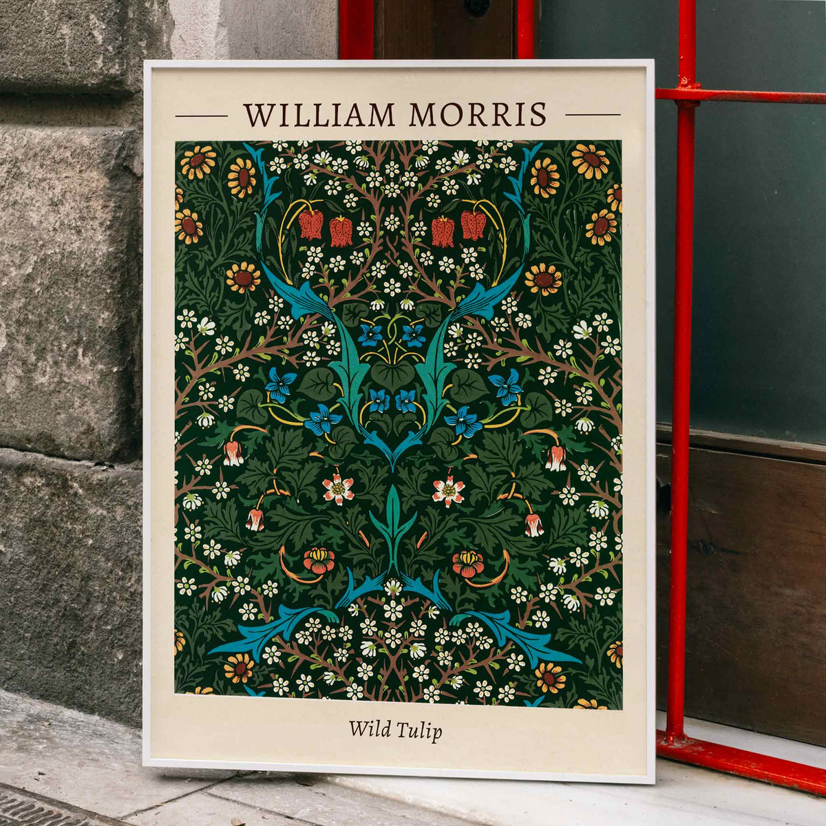 Tulipe sauvage Poster by Moryarty - Oil Painting canvas print