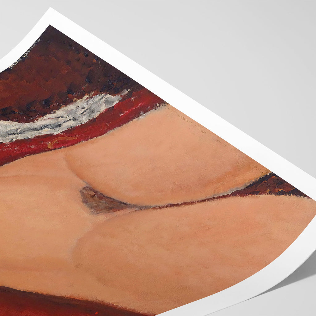 Reclining Nude Canvas Print