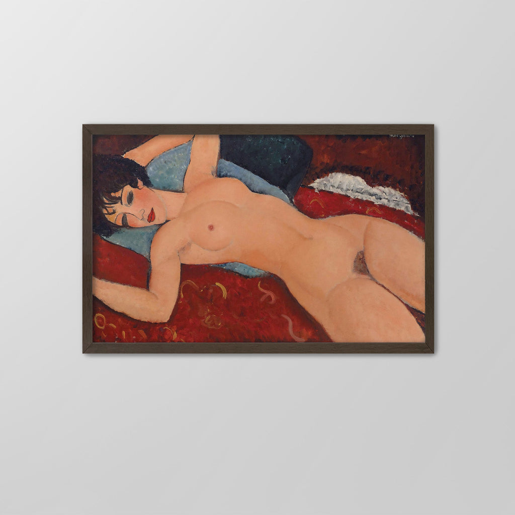 Reclining Nude Canvas Print