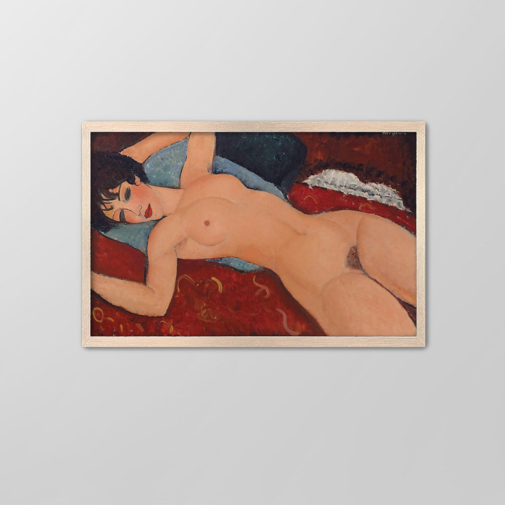 Reclining Nude Canvas Print