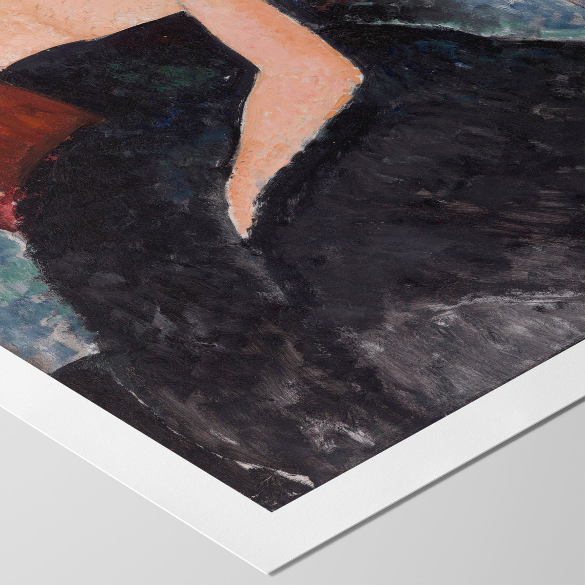 Redheaded Girl in Evening Dress Canvas Print