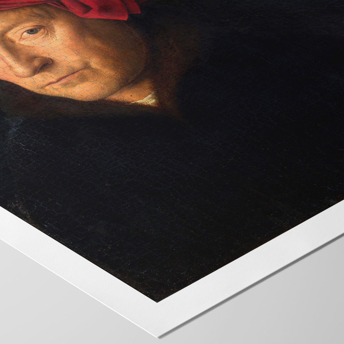 Man in a Red Turban Canvas Print