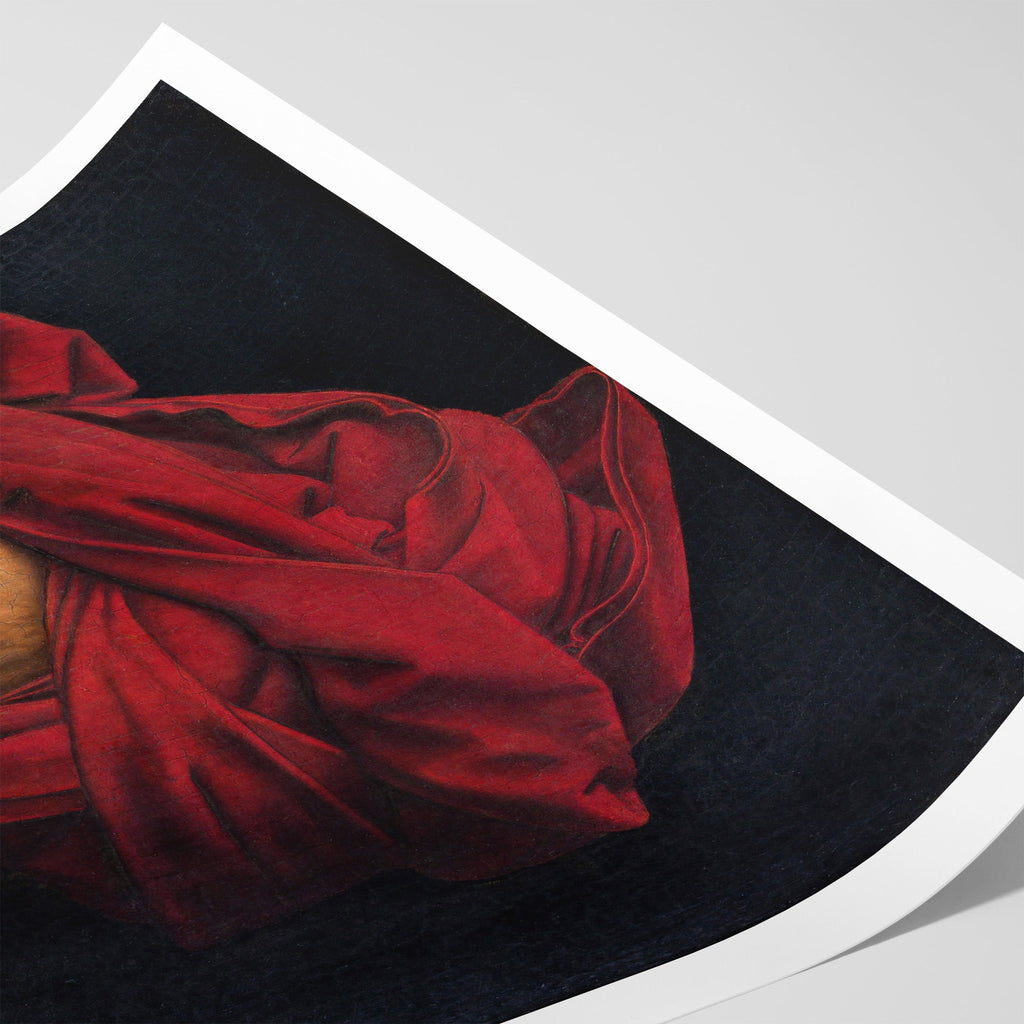 Man in a Red Turban Canvas Print