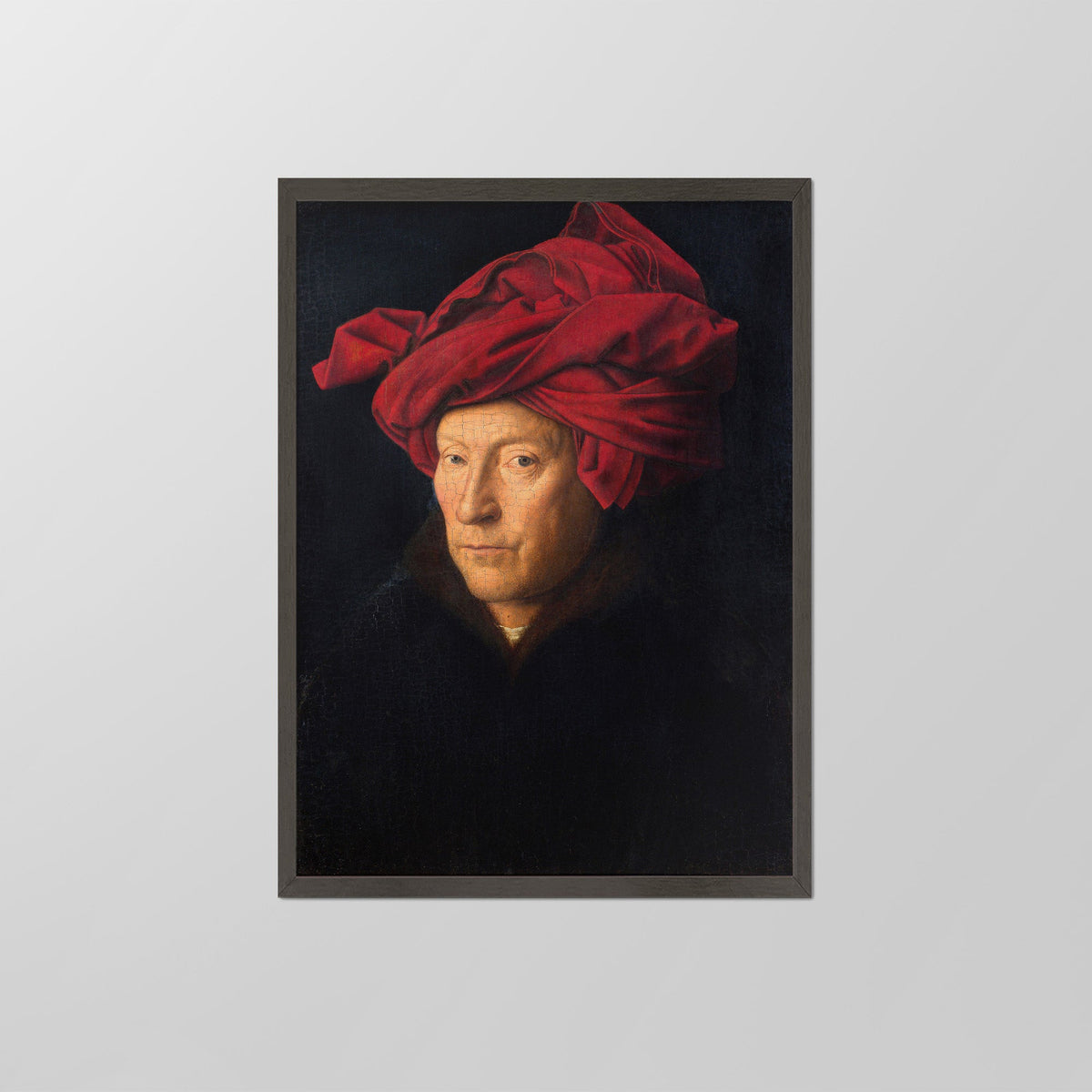 Man in a Red Turban Canvas Print