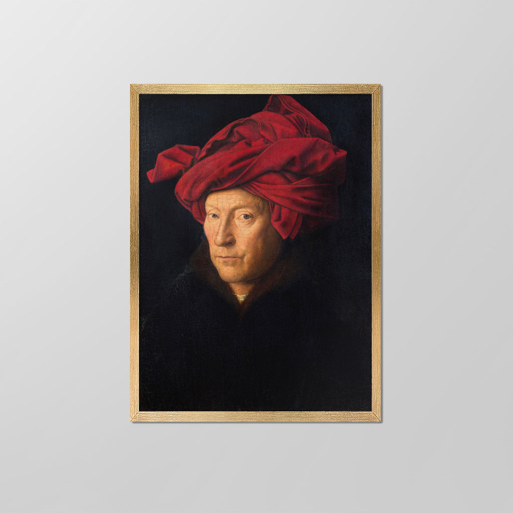 Man in a Red Turban Canvas Print
