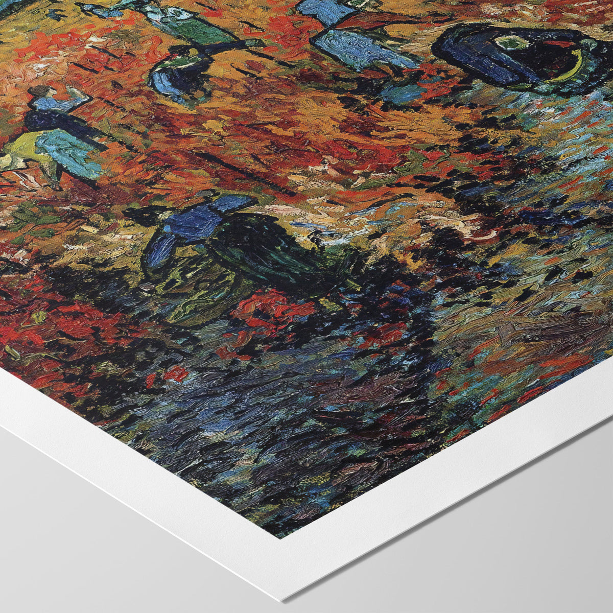 The Red Vineyard Canvas Print