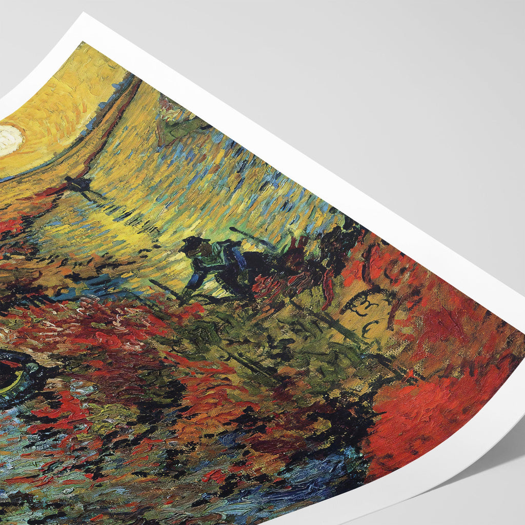 The Red Vineyard Canvas Print