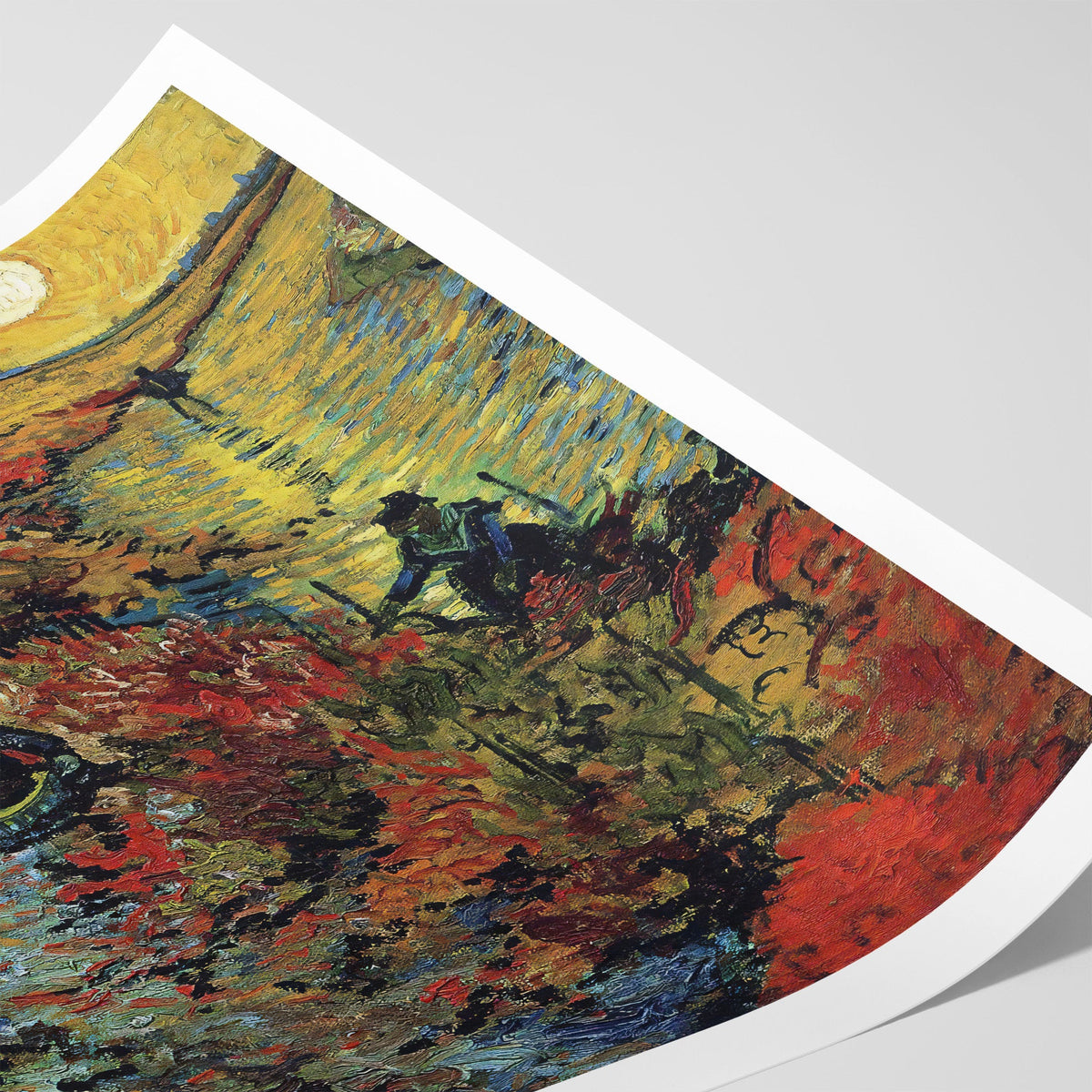 The Red Vineyard Canvas Print