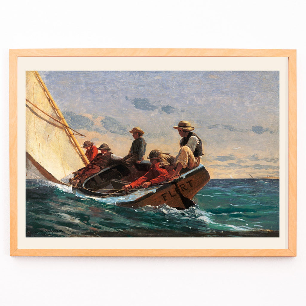 The Flirt Canvas Print