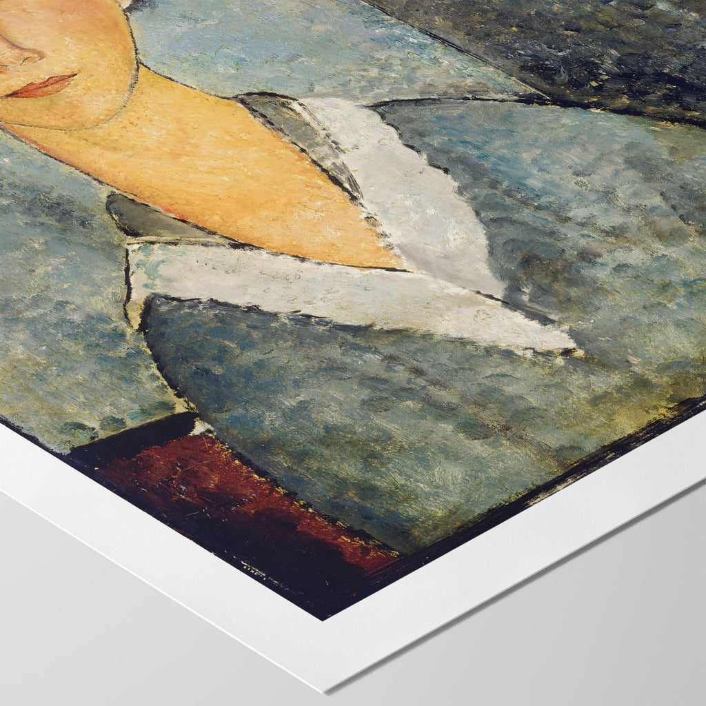 Girl in a Sailor's Blouse Canvas Print