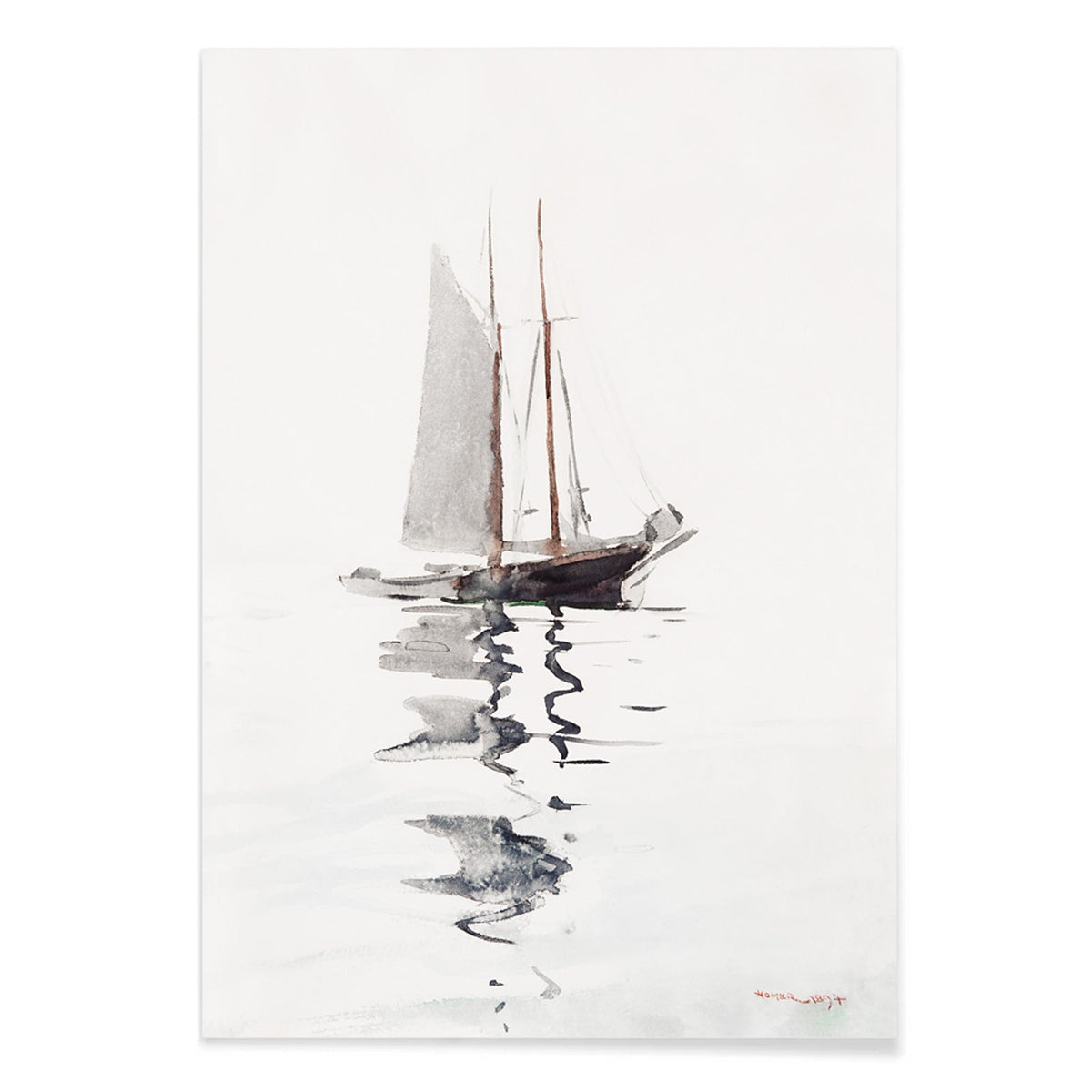 Deux-mâts Canvas Print