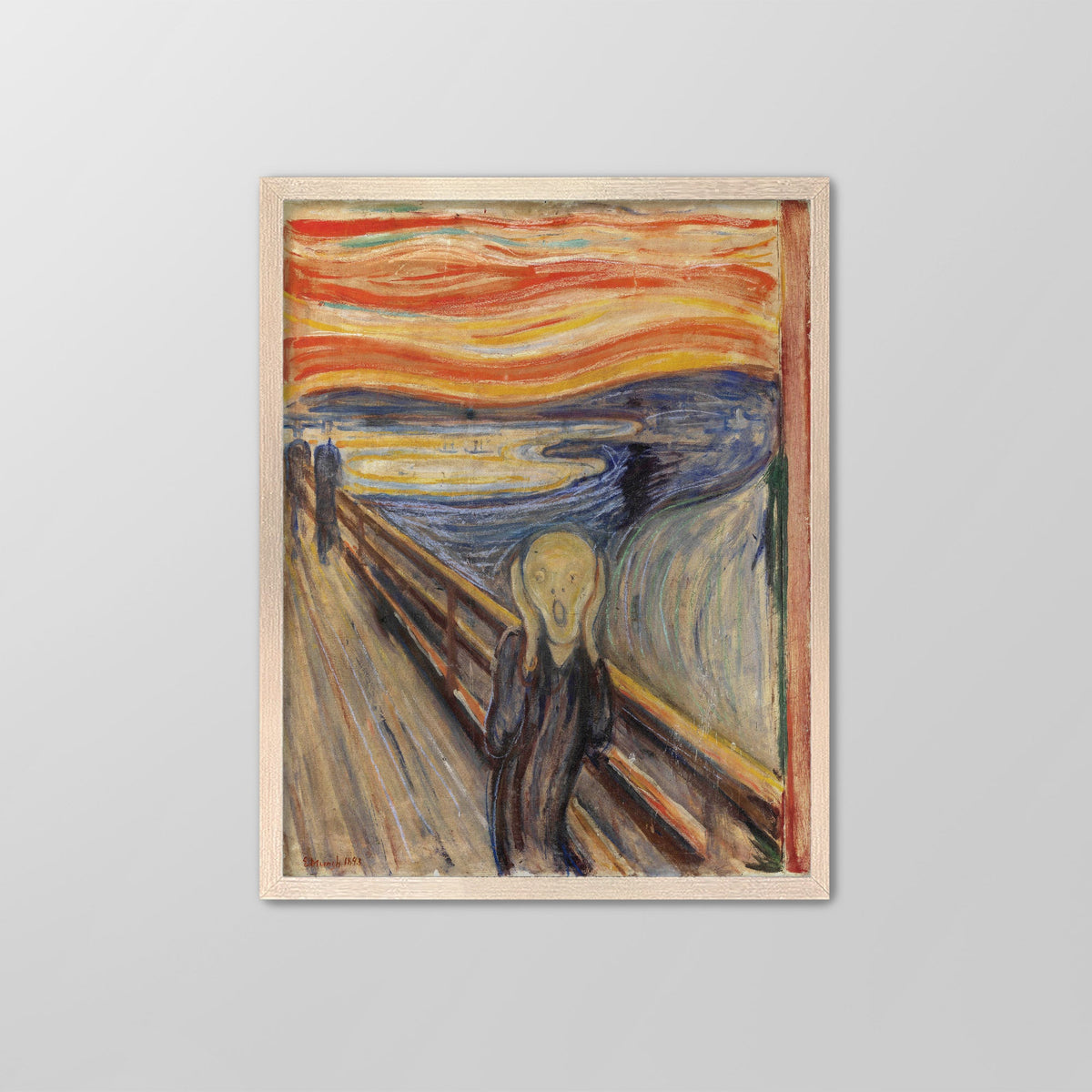 The Scream (1893) Canvas Print