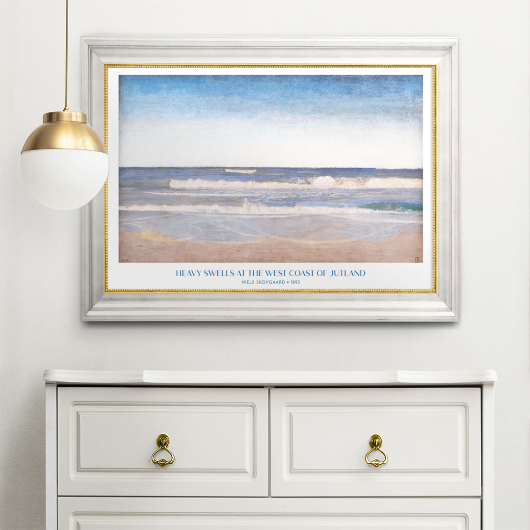 Cte ouest du Jutland Poster by Moryarty - Oil Painting canvas print