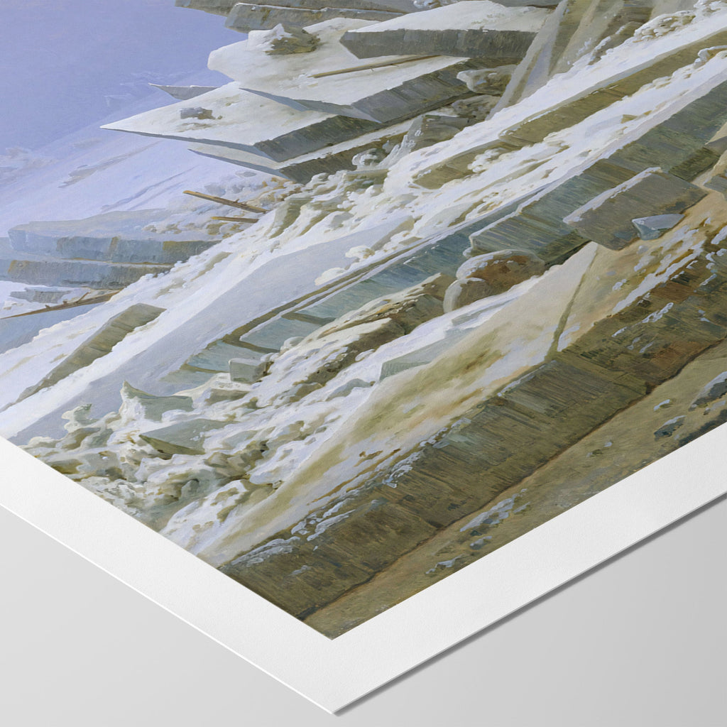 Sea of Ice Canvas Print