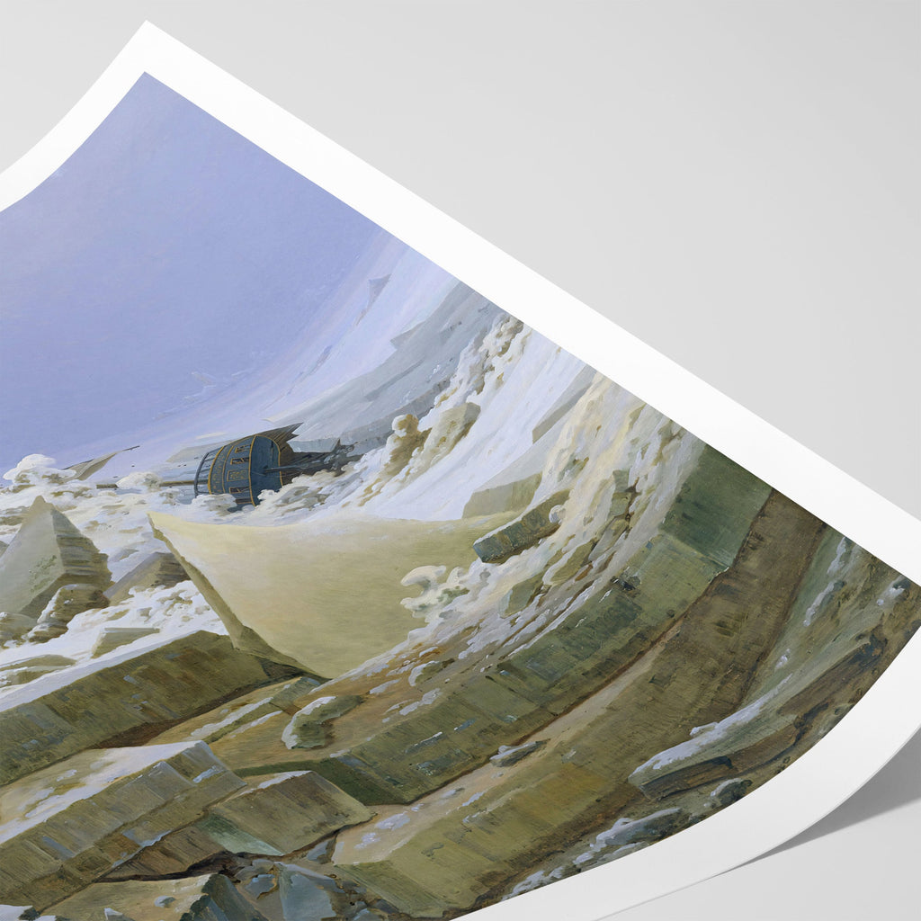 Sea of Ice Canvas Print