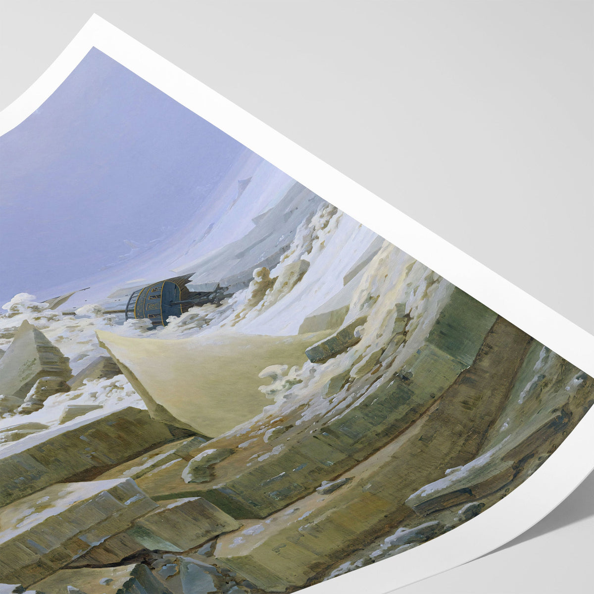 Sea of Ice Canvas Print