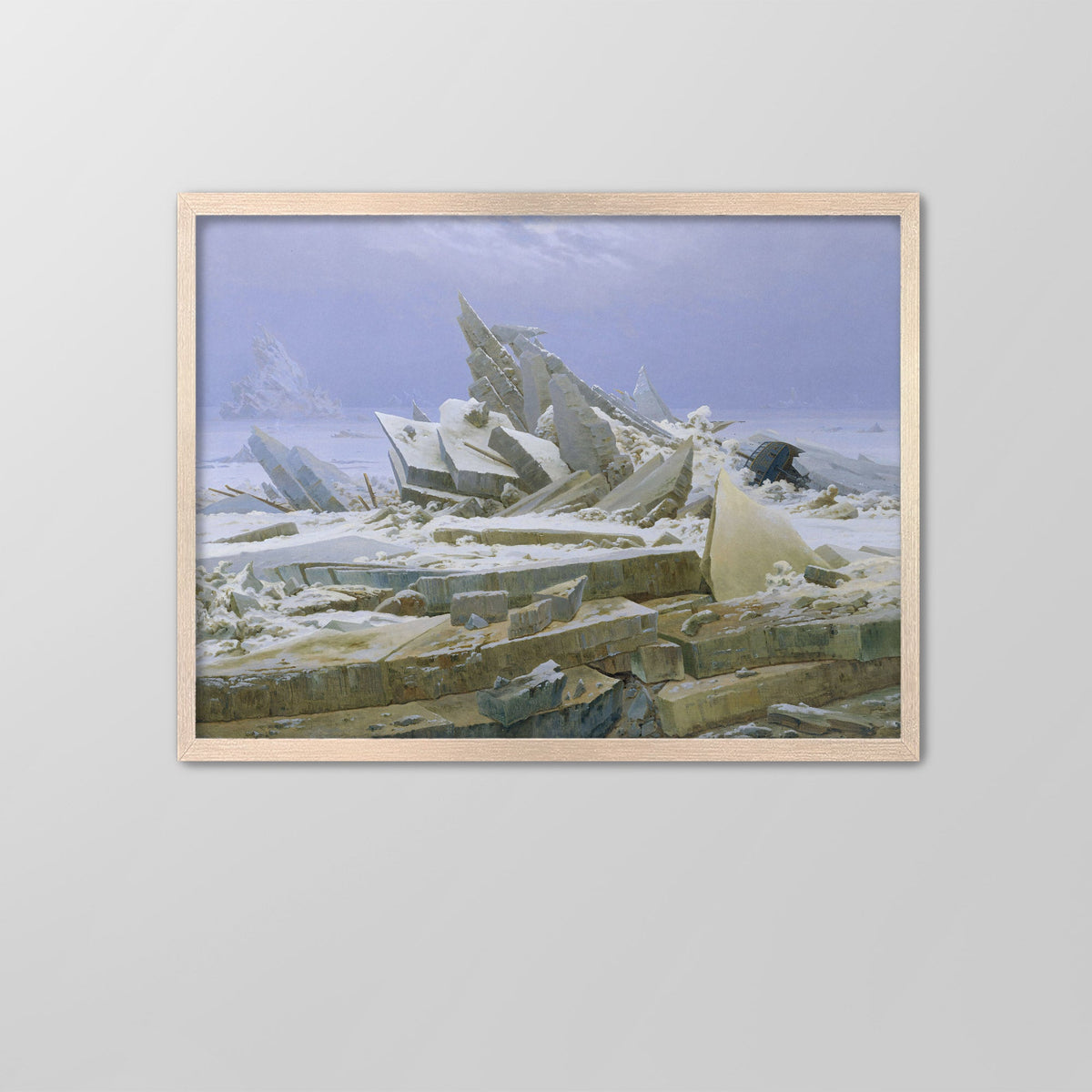 Sea of Ice Canvas Print
