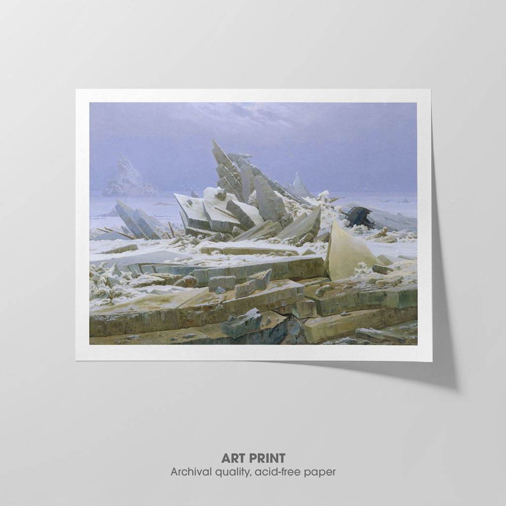 Sea of Ice Canvas Print