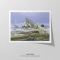 Sea of Ice Canvas Print