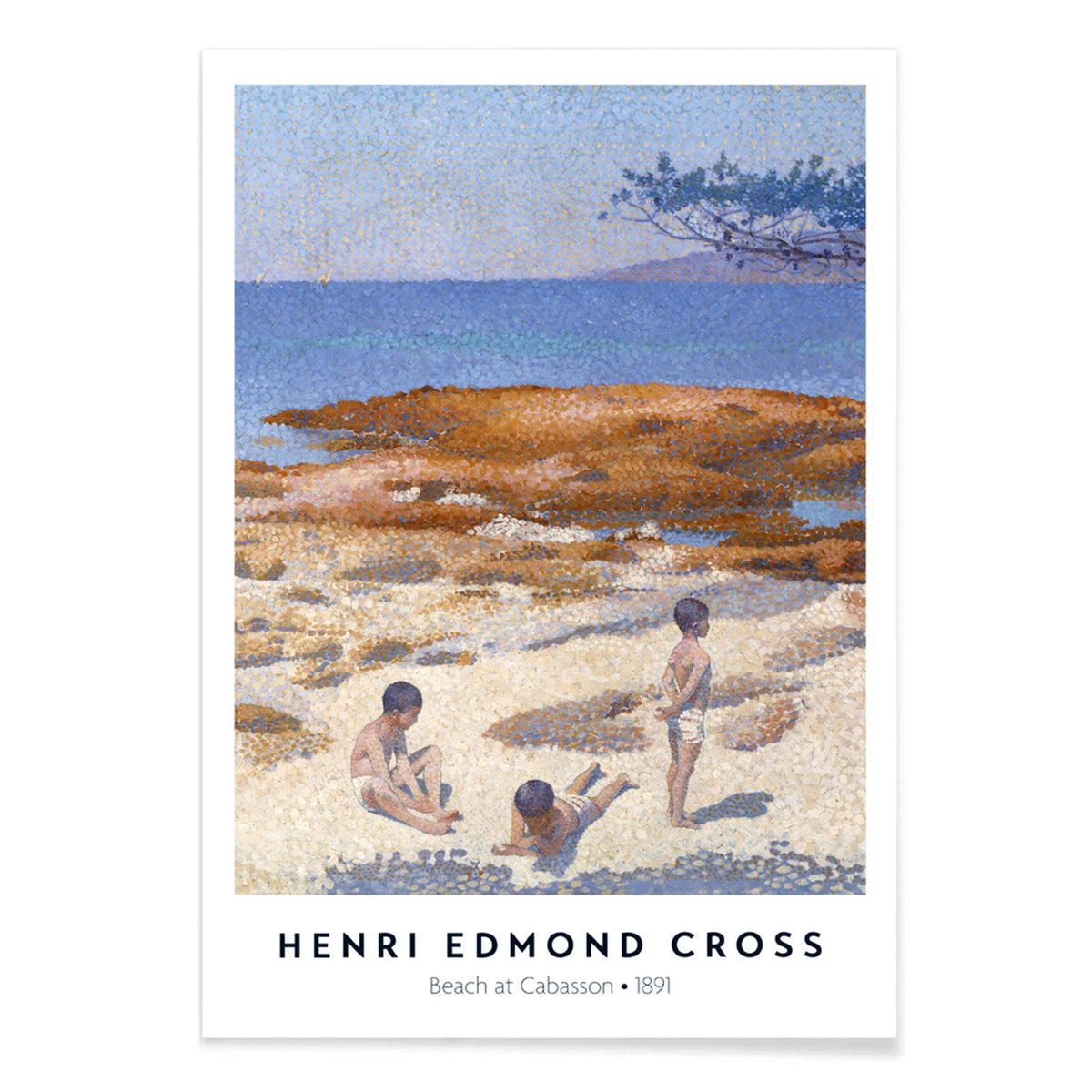 Plage de Cabasson Canvas Print