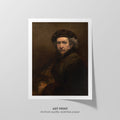 Self-Portrait with Beret Canvas Print