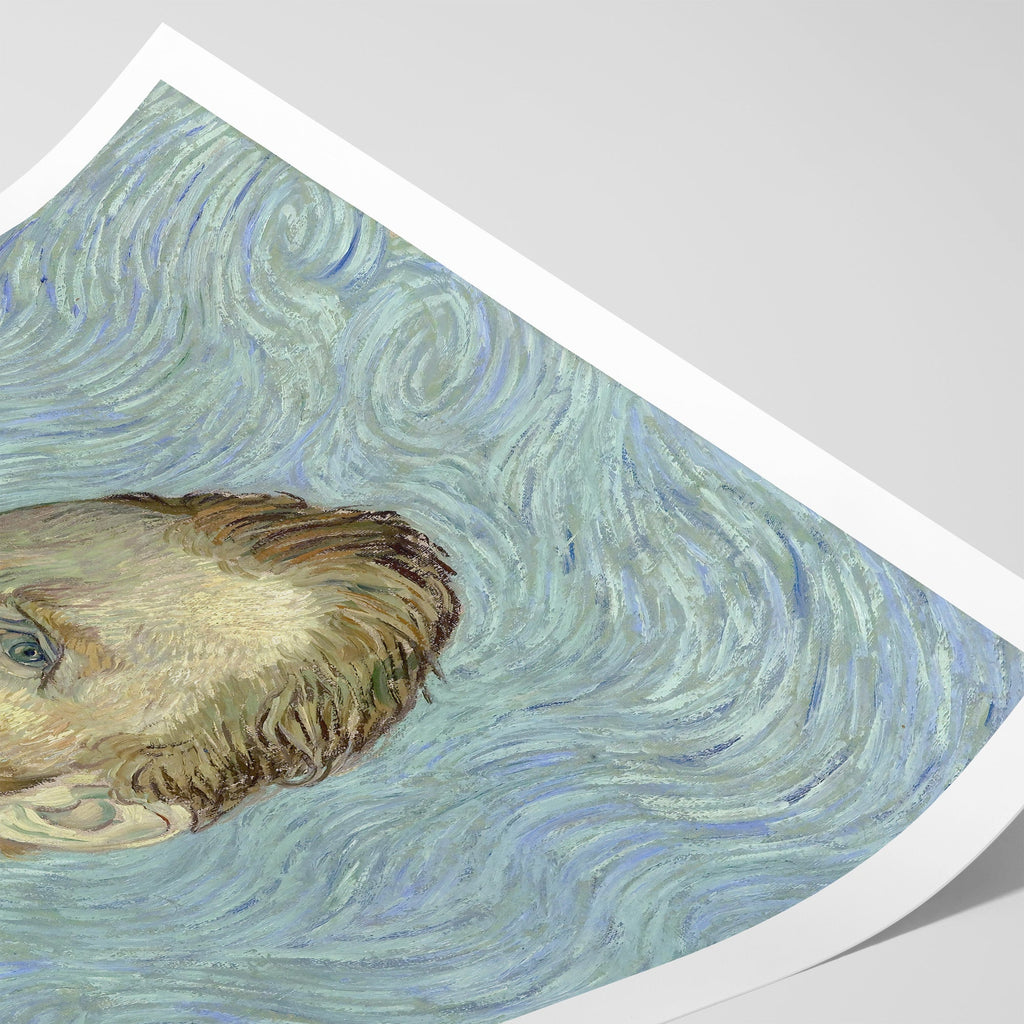 Self-Portrait (Blue) Canvas Print