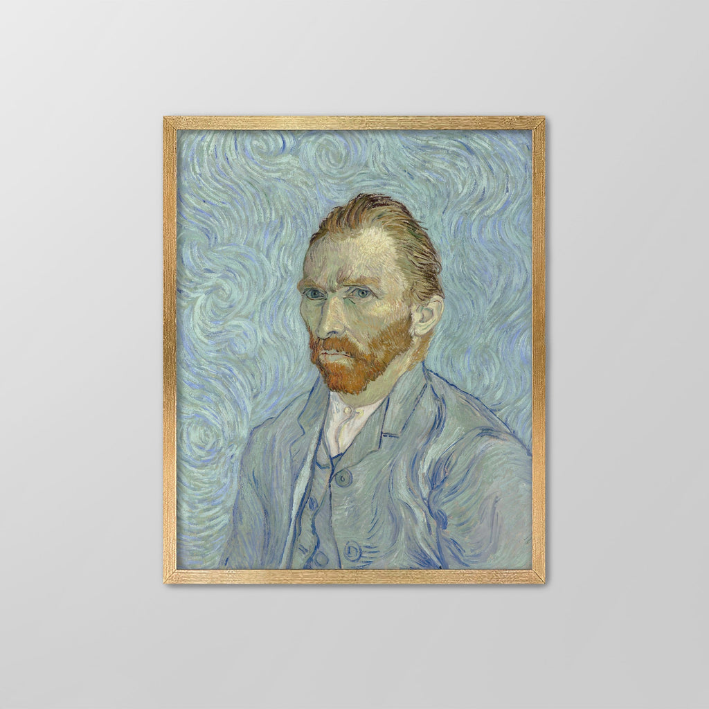Self-Portrait (Blue) Canvas Print