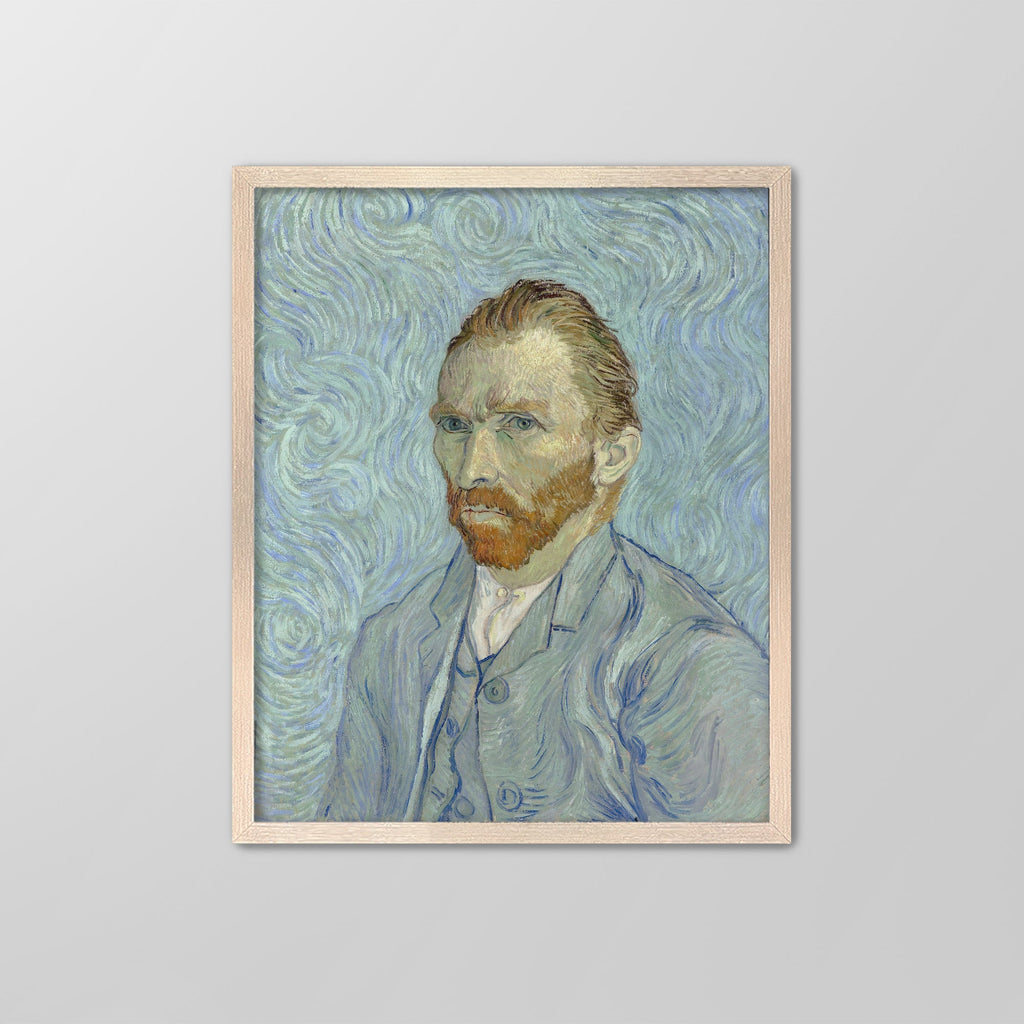 Self-Portrait (Blue) Canvas Print