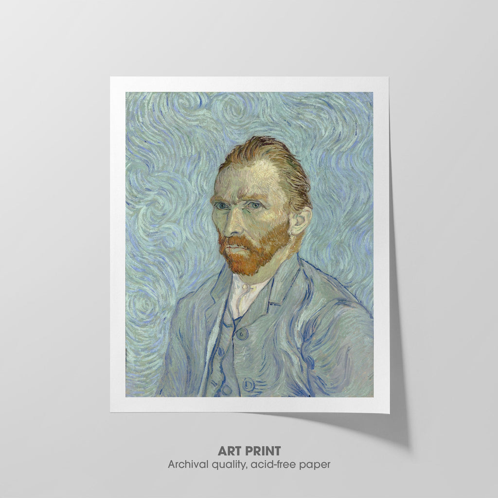 Self-Portrait (Blue) Canvas Print