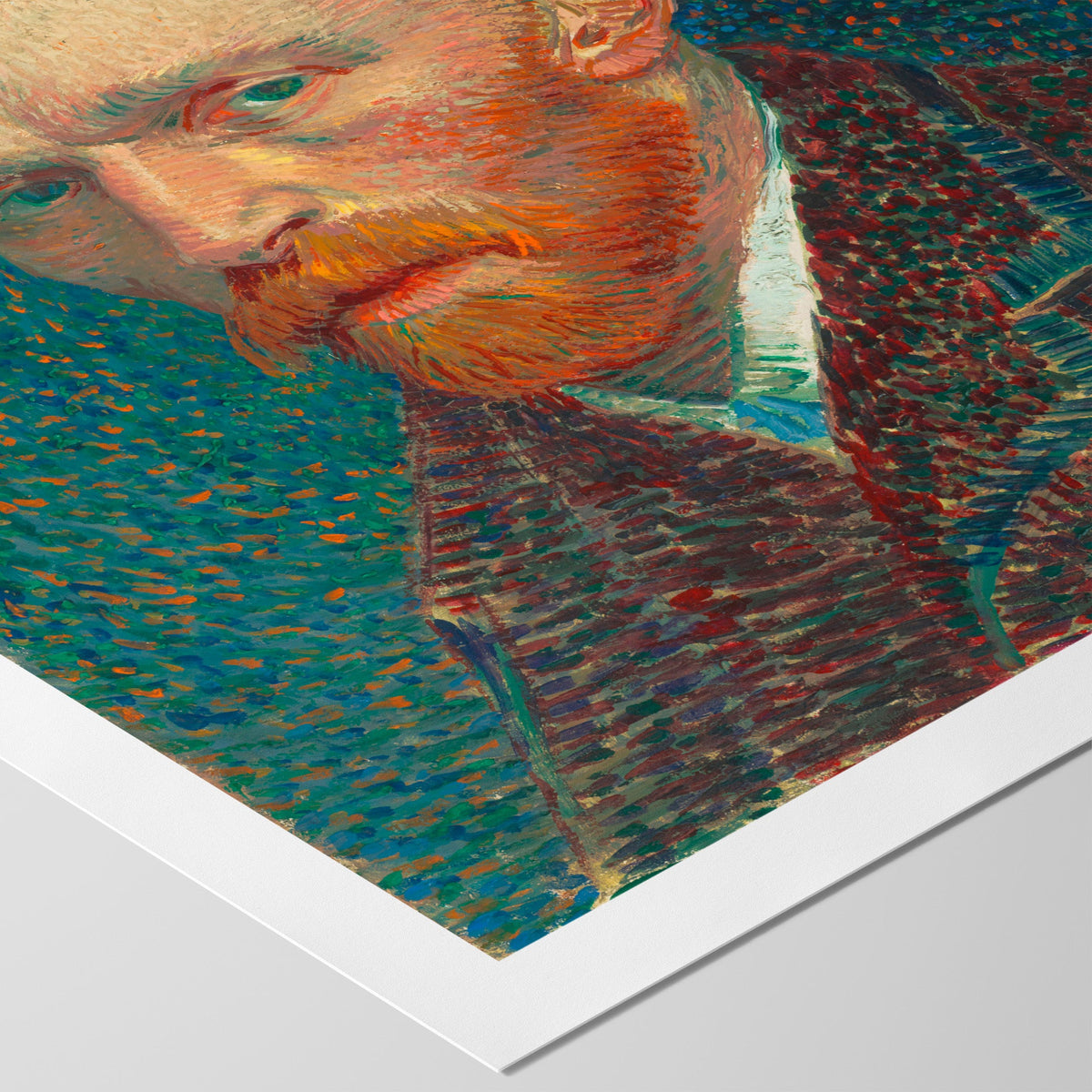 Self-Portrait (Green) Canvas Print
