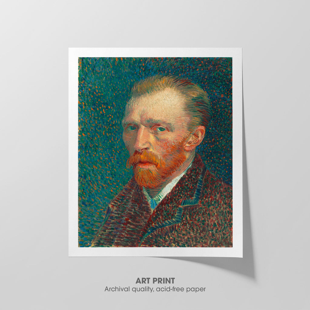 Self-Portrait (Green) Canvas Print