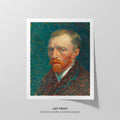 Self-Portrait (Green) Canvas Print