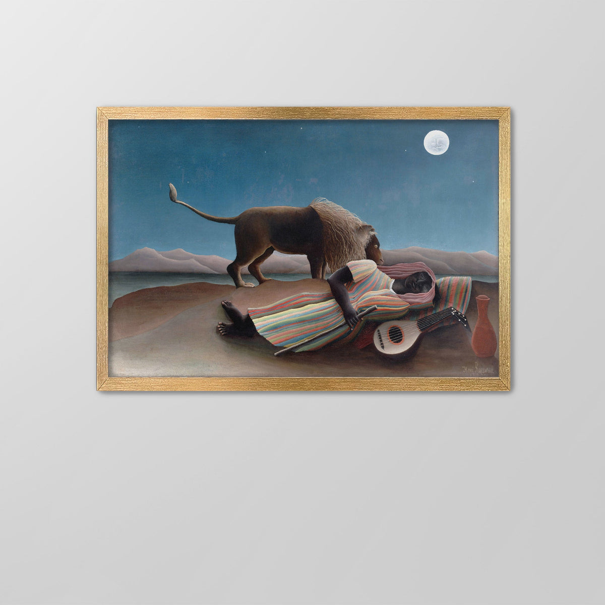 The Sleeping Gypsy Canvas Print