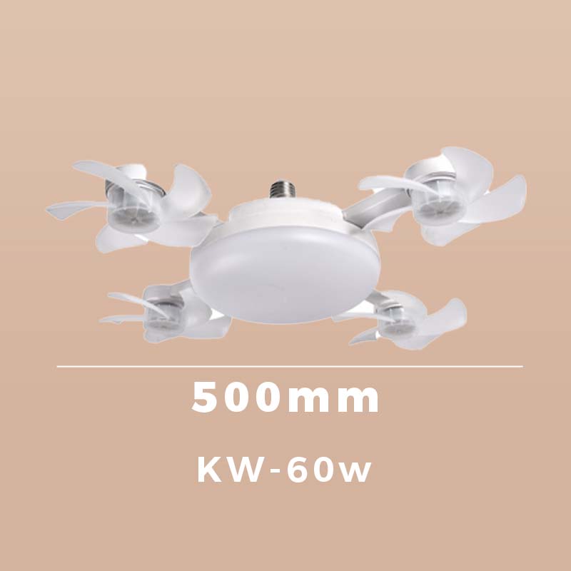 🌀New E27 Socket Ceiling Fan Light – 2‑in‑1 Silent LED Fan with Remote Control