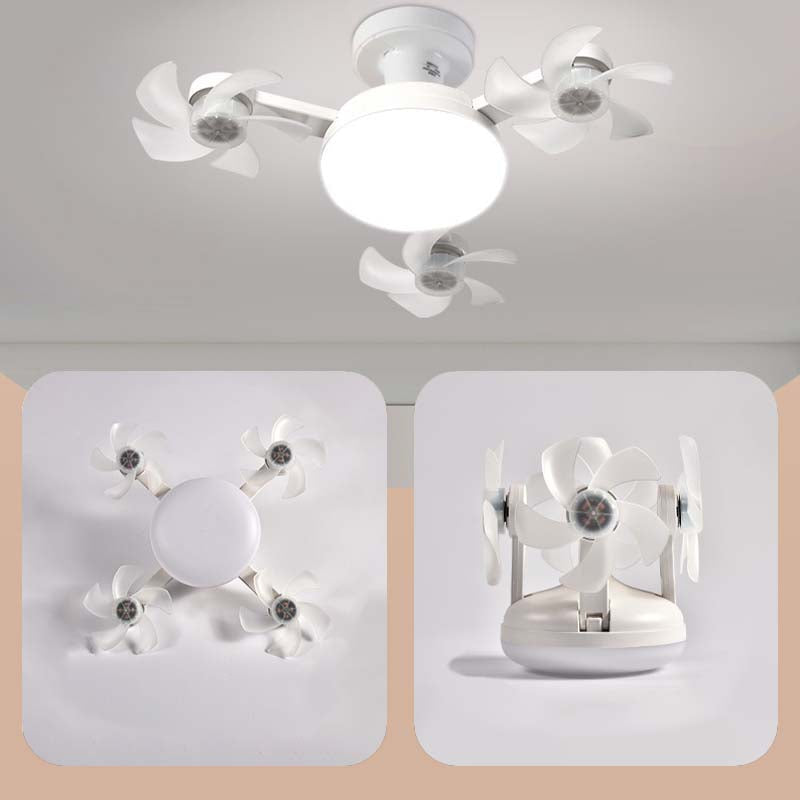 🌀New E27 Socket Ceiling Fan Light – 2‑in‑1 Silent LED Fan with Remote Control
