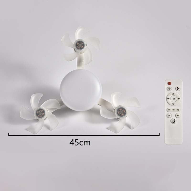 🌀New E27 Socket Ceiling Fan Light – 2‑in‑1 Silent LED Fan with Remote Control