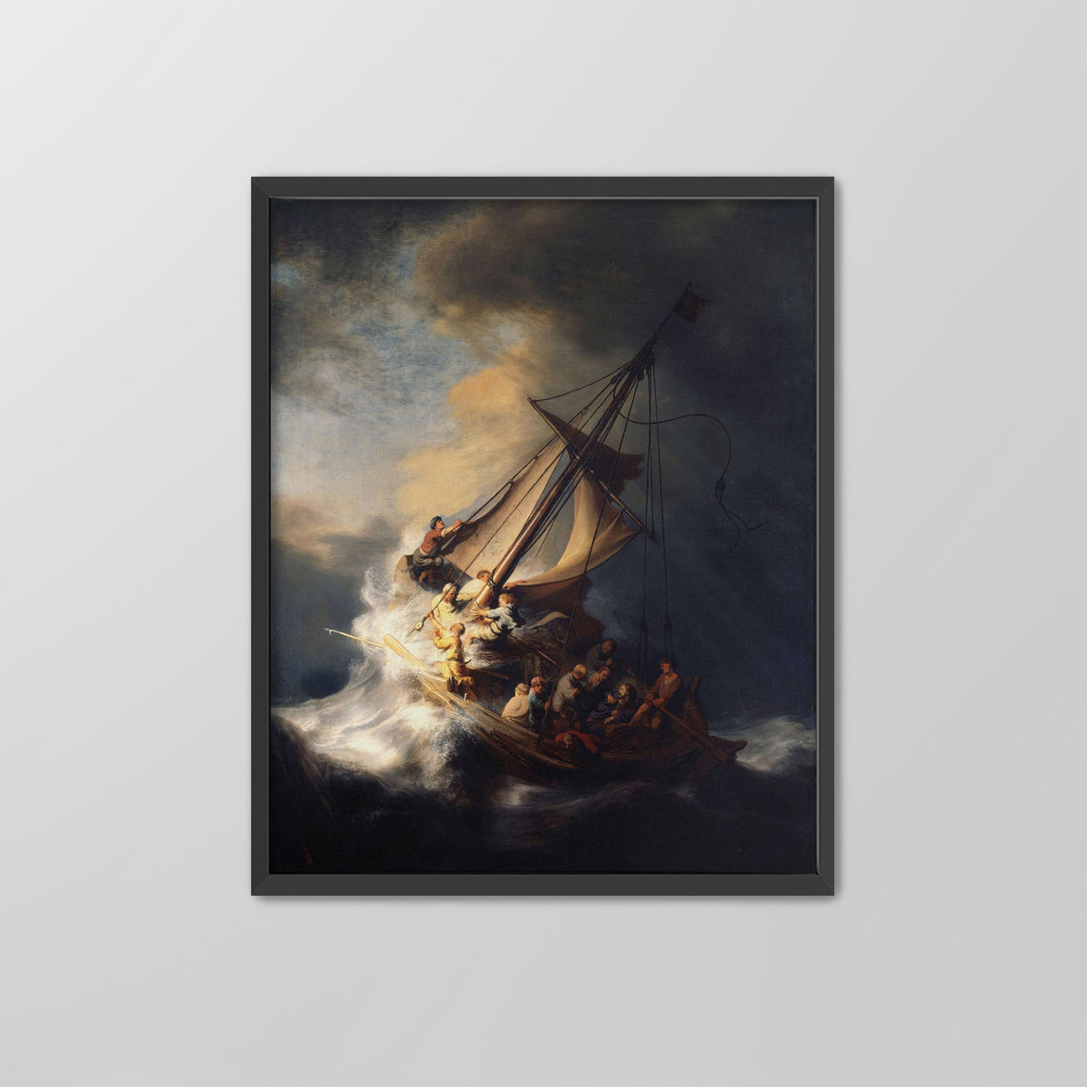 Storm on the Sea Canvas Print